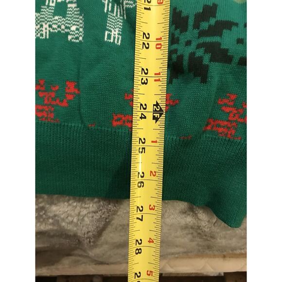 Seneca Allegany Ugly Christmas Sweater Santa Favorite Place To Play XL - Picture 9 of 12